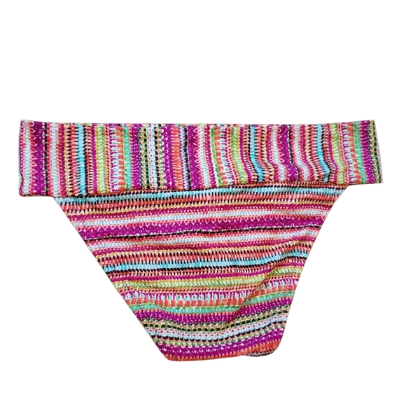 Mossimo Striped Bikini Bottoms NEW Small - Picture 2 of 3